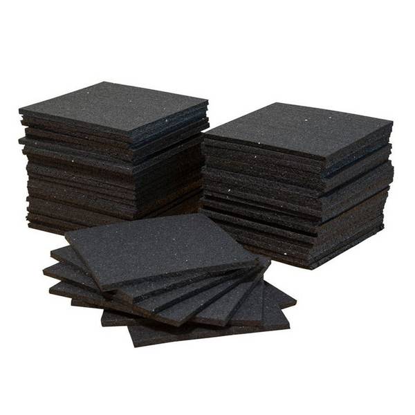 Antirutsch - Pad MT Premium, 50 Stück 200 x 200 x 8 mm, schwarz