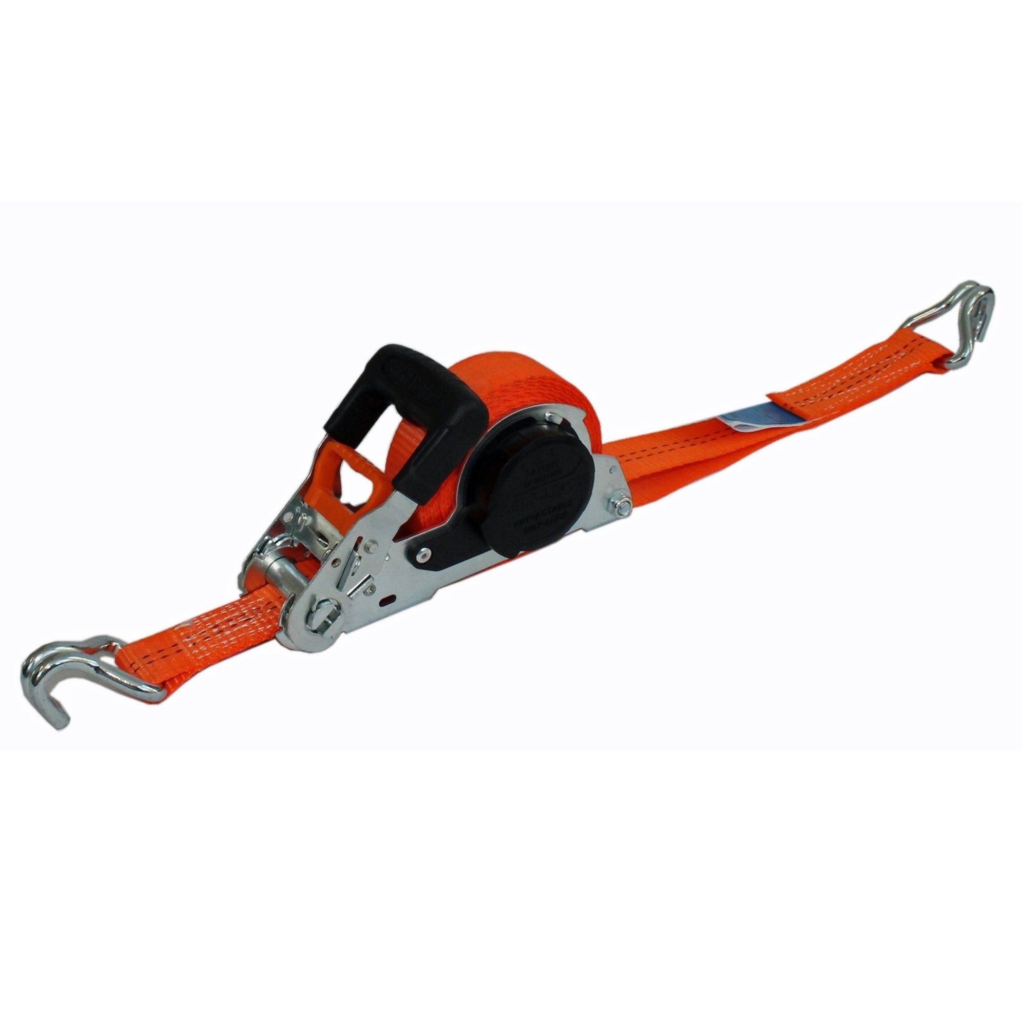 ZurrMatic Plus, Zurrgurt mit Aufrollmechanik und automatischer Bremsfunktion, Länge 5 m-0
