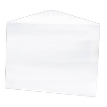 Hänge- Folientasche, Weich- PVC, transparent, DIN A4 Querformat