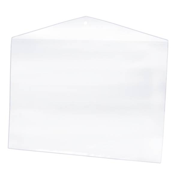 Hänge- Folientasche, Weich- PVC, transparent, DIN A5 Querformat