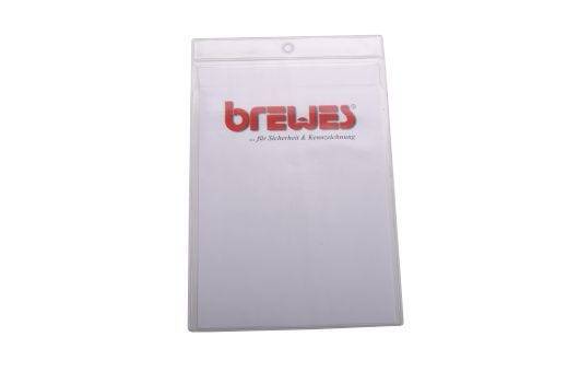 Hängetasche mit Klappe, Weich-PVC, transparent, DIN A5, 10 St./VE-0