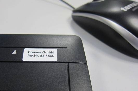 Etiketten für Laserdrucker, Polyester, weiß, 90 x 65mm, 160 Etiketten auf 20 Blatt-1