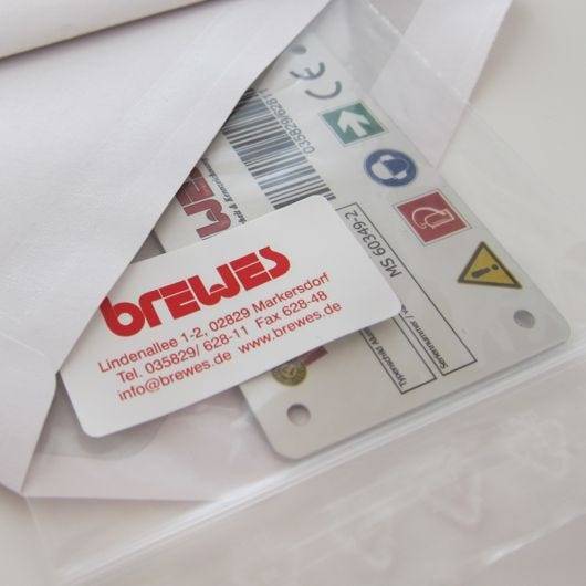 Etiketten für Laserdrucker, Polyester, weiß, 90 x 65mm, 160 Etiketten auf 20 Blatt-4
