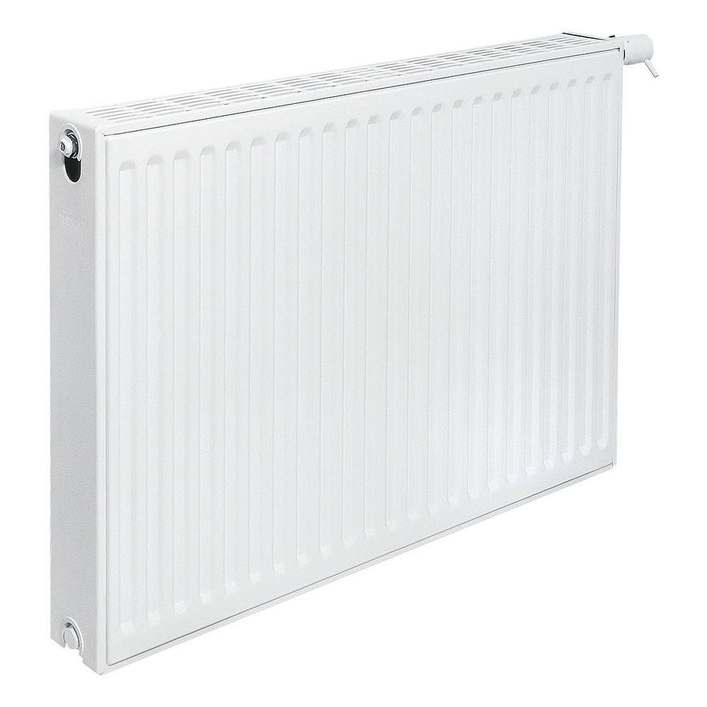 Brötje Ventil-Flachheizkörper EuroProfil Excellent Typ 22 E 900x102x2400mm, profilierte Front Weiß rechts, 3558W bei-0