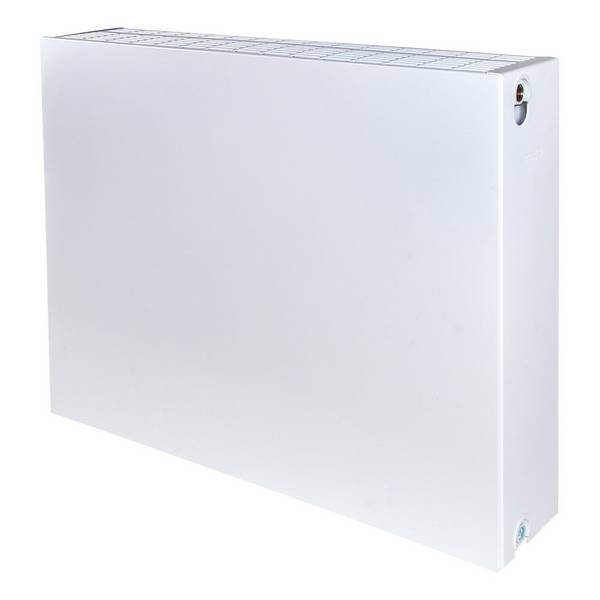 Brötje Flachheizkörper EuroPlan Kompakt Typ 33 KP 500x158x2100mm, glatte Front, Weiß, 2639W bei 70/40/20 Grad C
