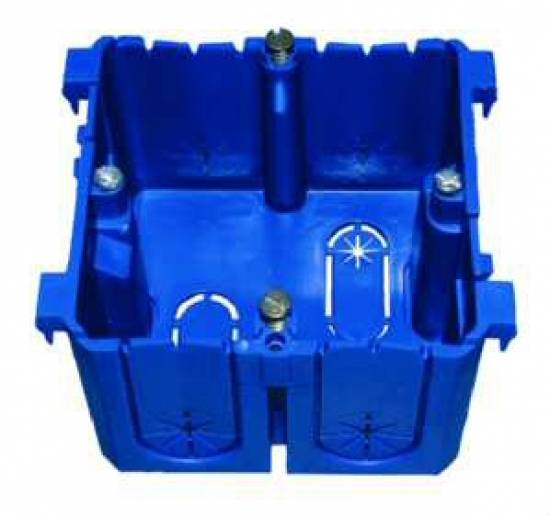 PROTEC.class Kabelkanal BR Geraeteeinbaudose PBRED 80 blau Front-0