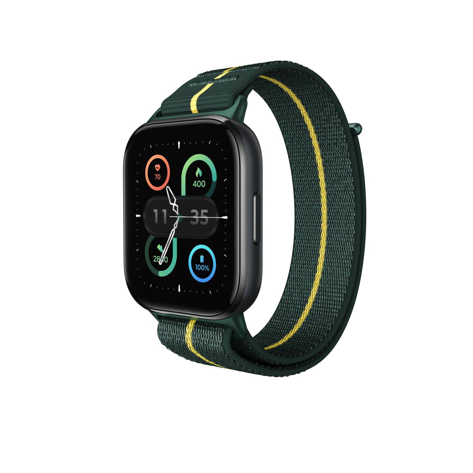 Motorola Moto Watch Fit - Aluminum - intelligente Uhr mit Band - fabric - Anzeig-3