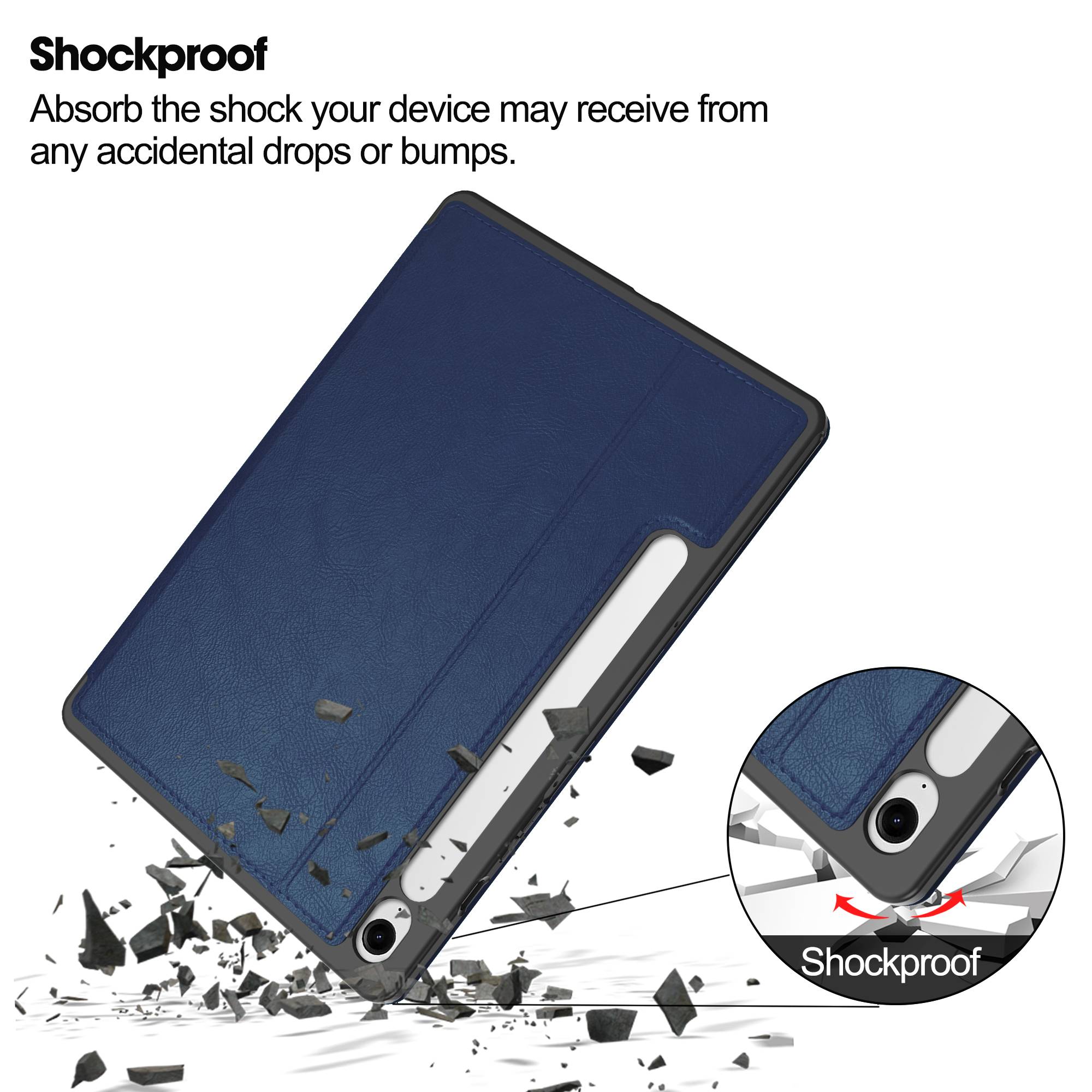 Schutzhülle für Samsung Galaxy Tab S9 X710, SM-X716B, SM-X718U 11 Zoll Slim Case Etui mit Standfunktion und Auto S... ->-4