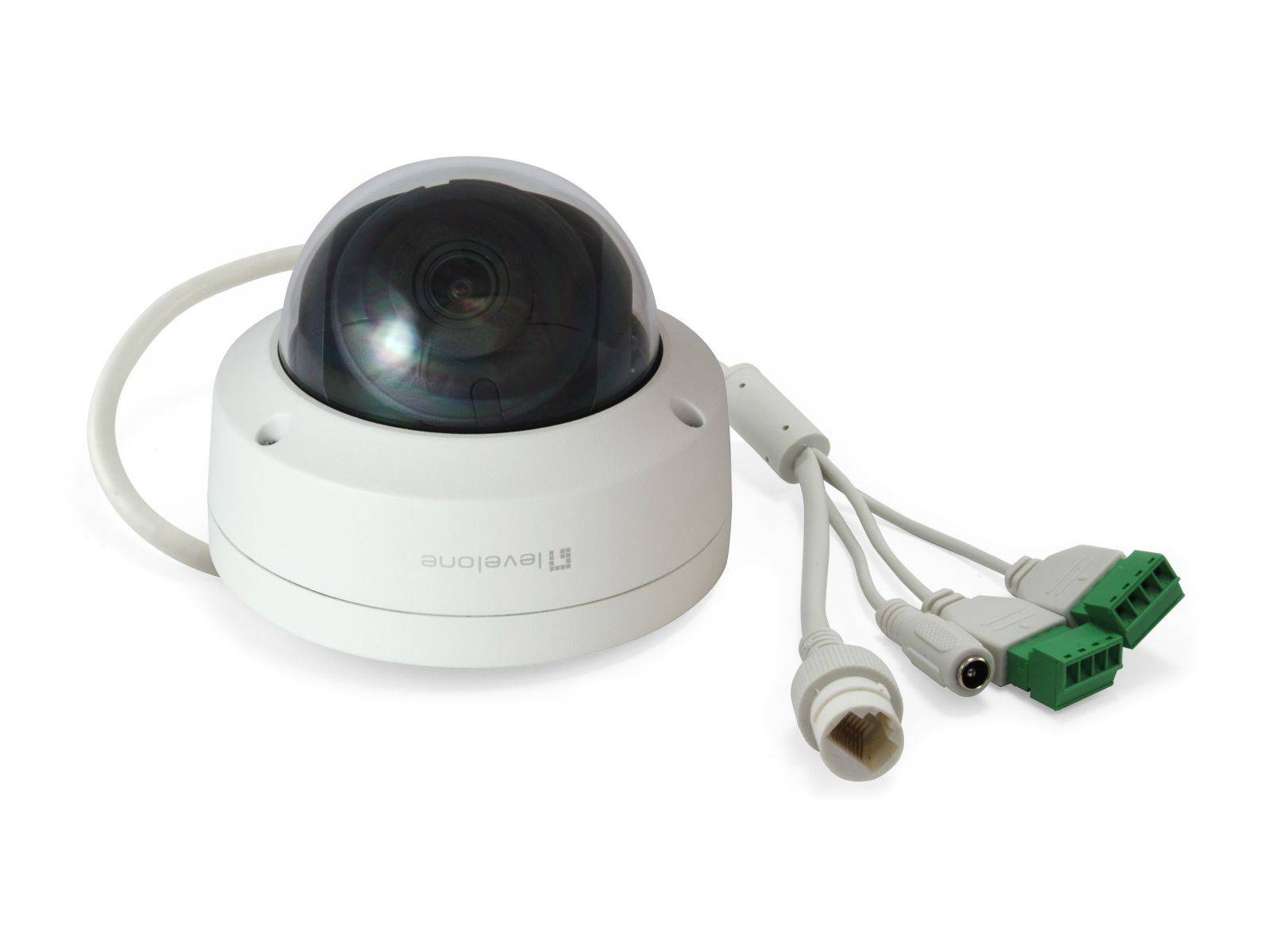 LevelOne IPCam Dome Out 4MP H.265 IR 9W PoE Netzwerkkamera 4 MP-1