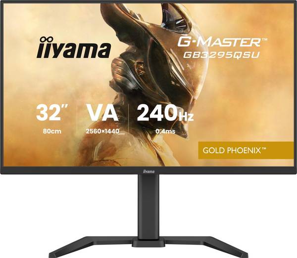 iiyama G-Master GB3295QSU-B1 Gaming Monitor 80cm (32"") GB3295QSU-B1