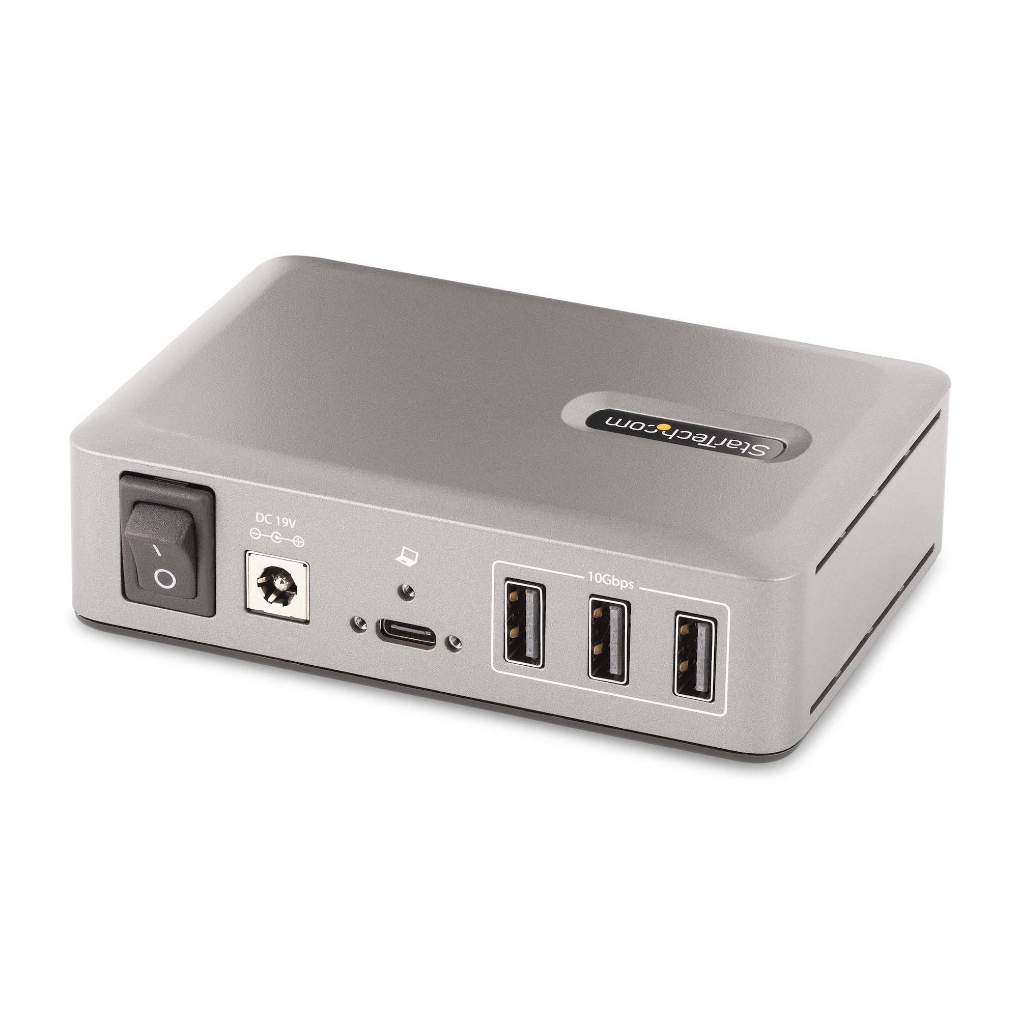 StarTech.com 10-Port USB-C Hub, 8x USB-A + 2x USB-C, Self-Powered w/ 65W Power Supply, USB 3.1 10Gbps Hub w/ BC1.2 Charg-2