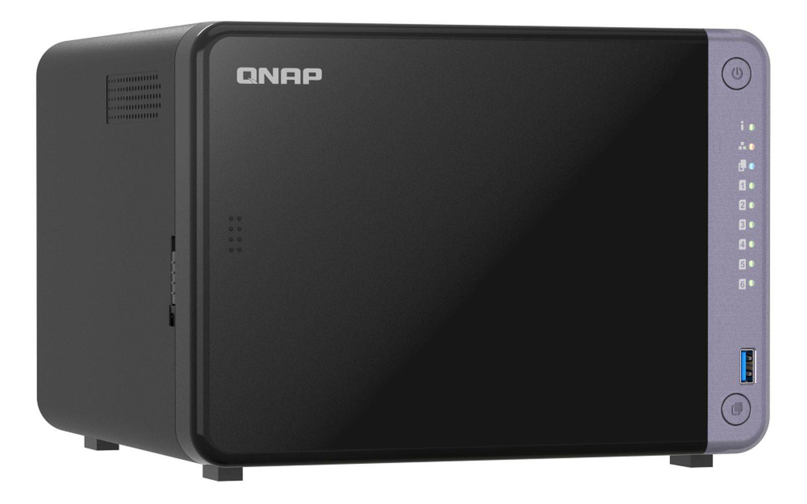 QNAP 6-bay 3.5" desktop NAS AL524 4C 2,0 GHz-2