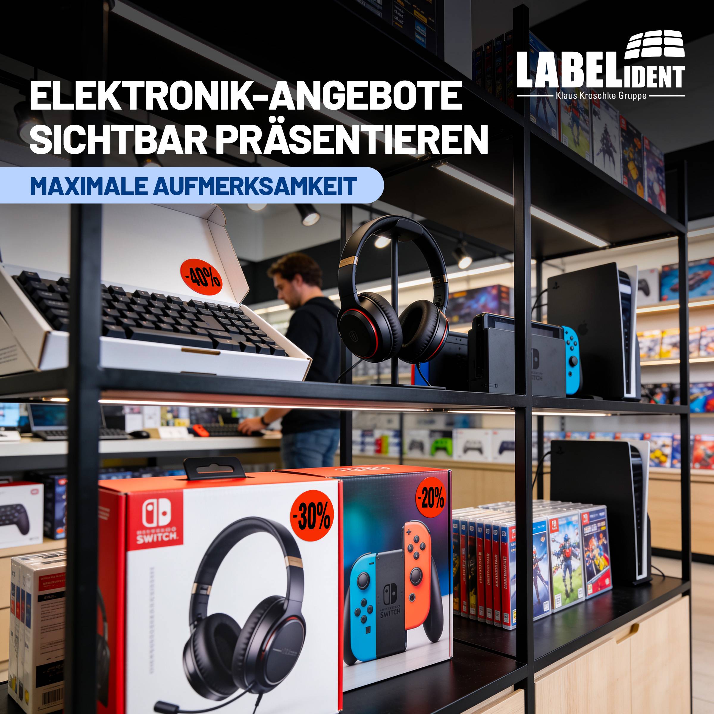 Labelident Aktionsetiketten, "-25%", Ø 32 mm, 10.000 Stück-4