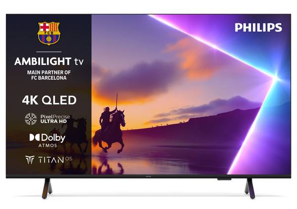 Philips 43PUS8500/12, 109,2 cm (43"), 3840 x 2160 Pixel, QLED, Smart-TV, WLAN, Schwarz