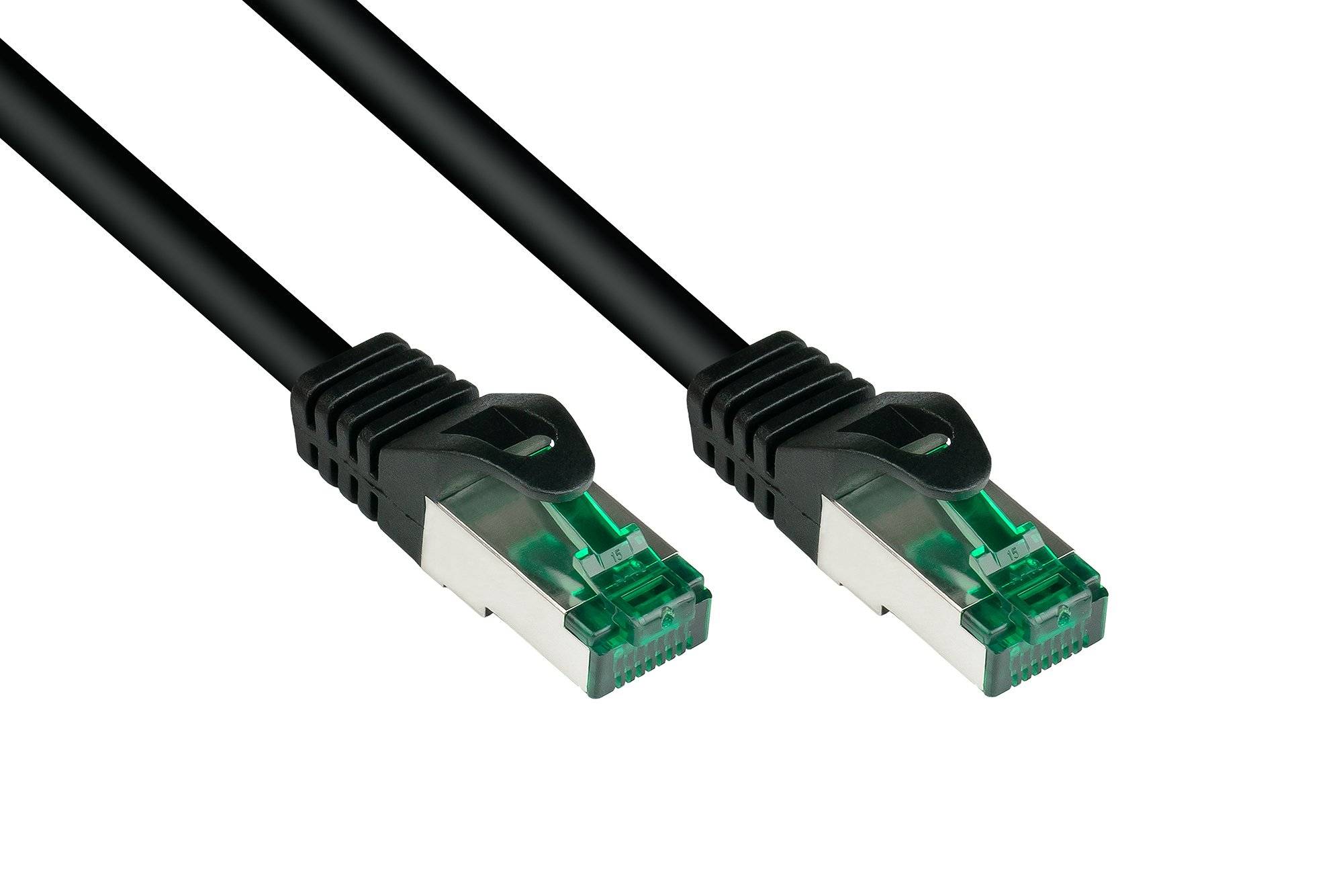 Cat.6A Outdoor-Patchkabel (IP66), schwarz, 60 m-0
