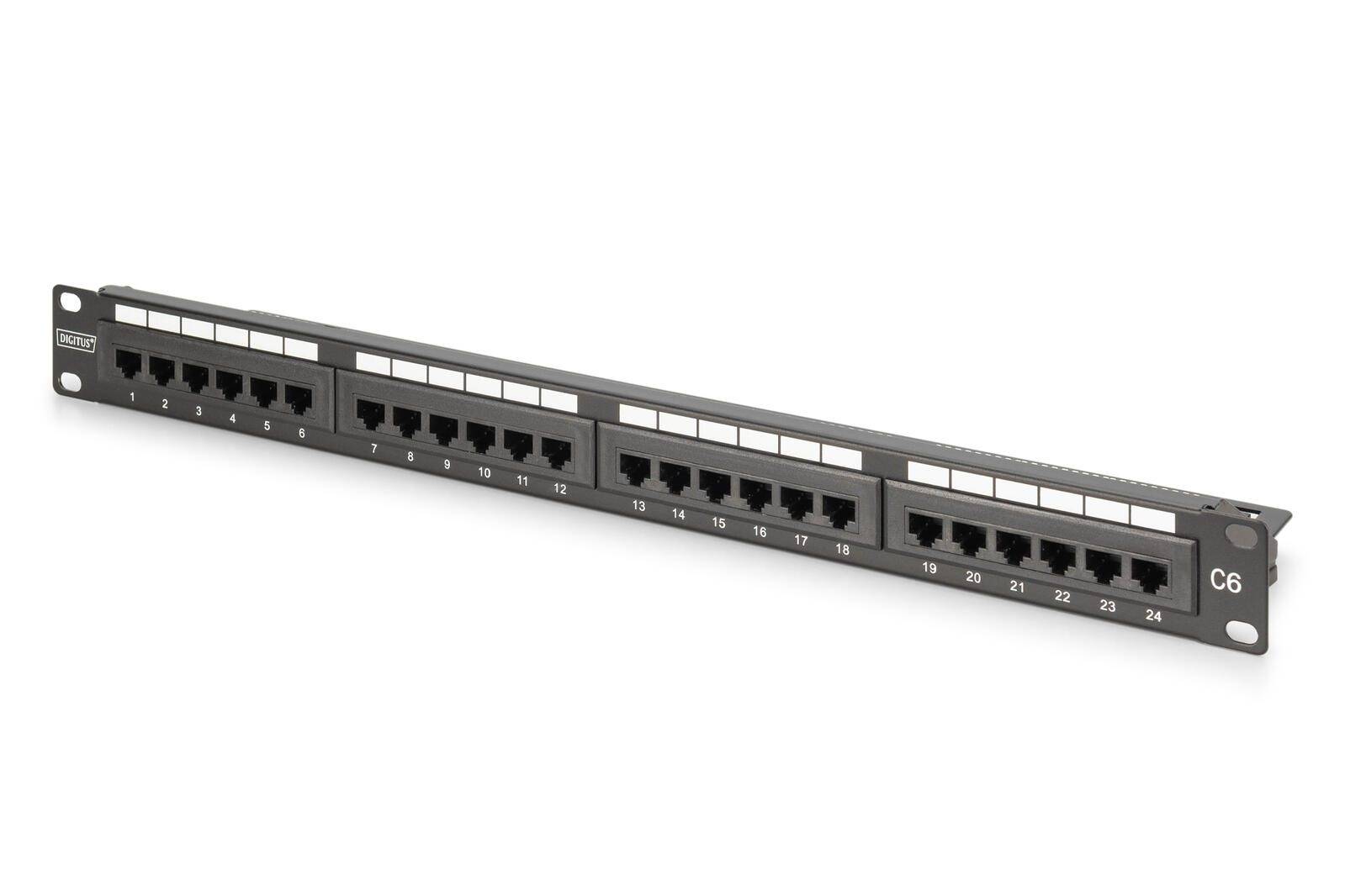 Digitus CAT 6 Klasse E Patch Panel ungeschirmt - Patch-Panel-0
