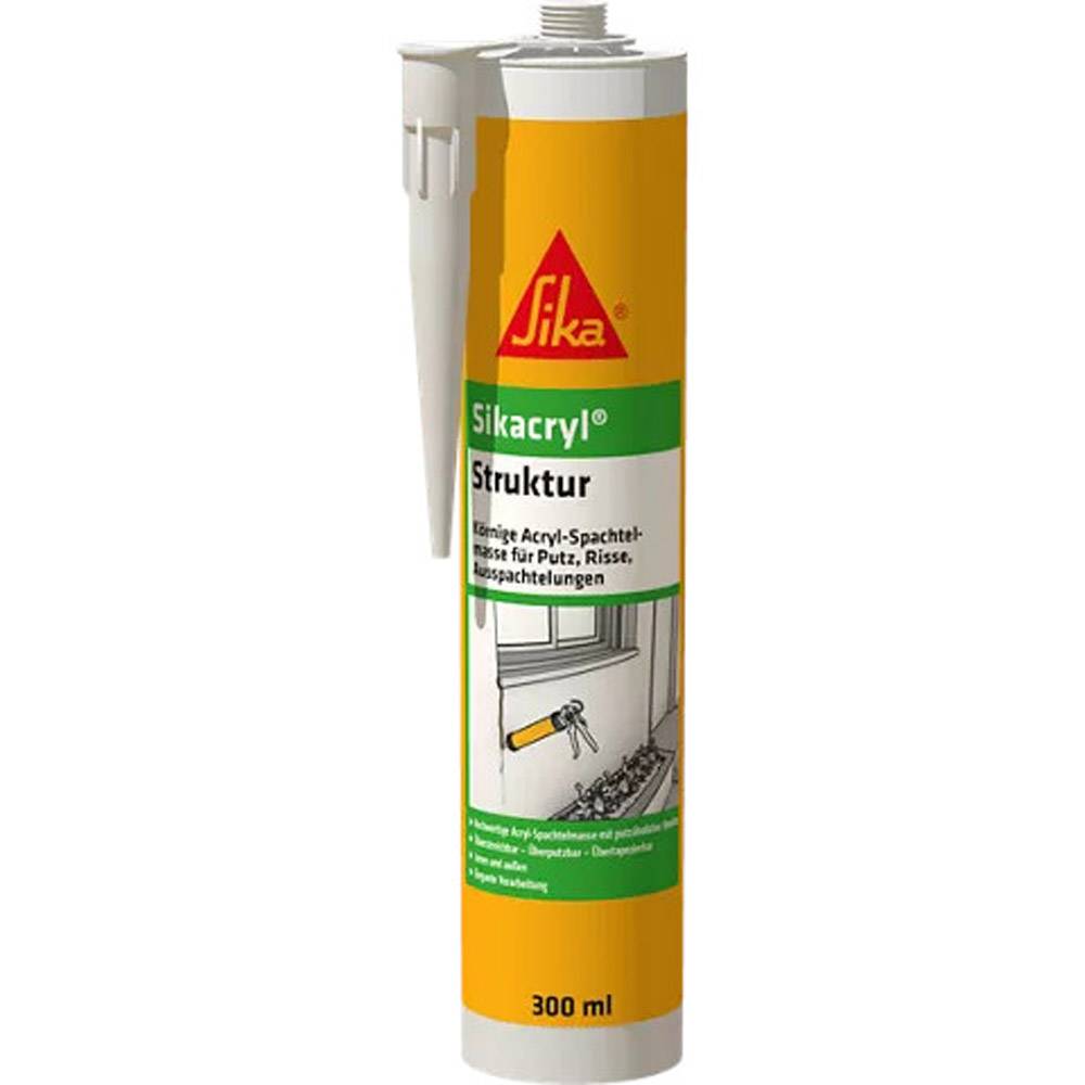 Sikacryl Struktur weiss körnige Acrylspachtelmasse 300ml-0