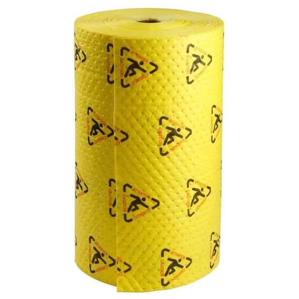 BrightSorb® Sicherheitsrolle, hohe Sichtbarkeit, chemikalienabsorbierend, 76cm x 45,6m