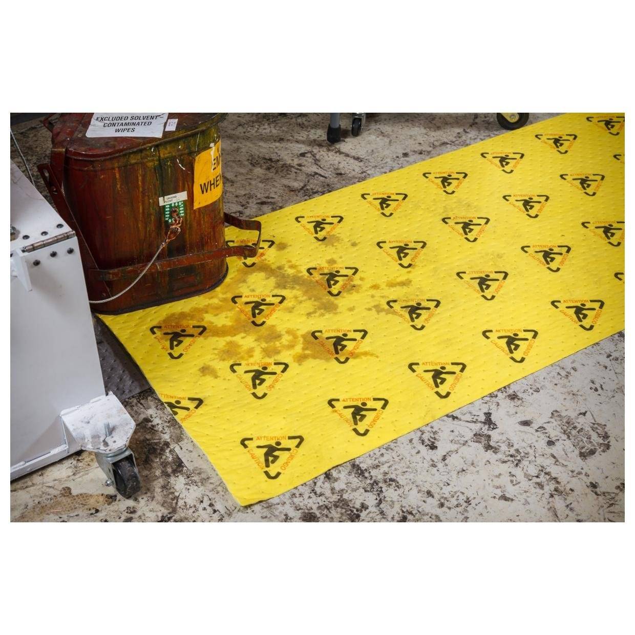 BrightSorb® Sicherheitsrolle, hohe Sichtbarkeit, chemikalienabsorbierend, 76cm x 45,6m-2