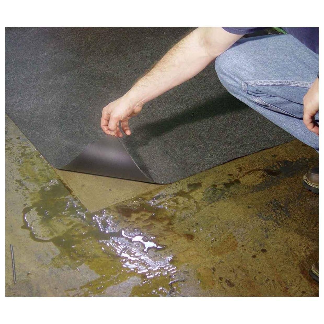 Absorbierende Matte Barrier Spill, 91cm × 30,48m, universell, mittelschwer, mit Sperrschicht-2