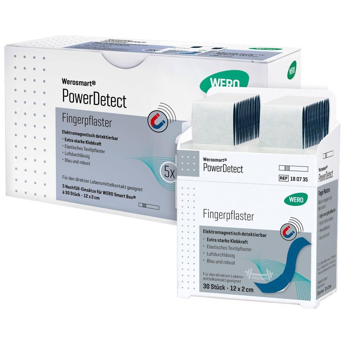 Pflasterspender-Einsatz PowerDetect Fingerpflaster 12 x 2 cm für Wero Smart Box-0