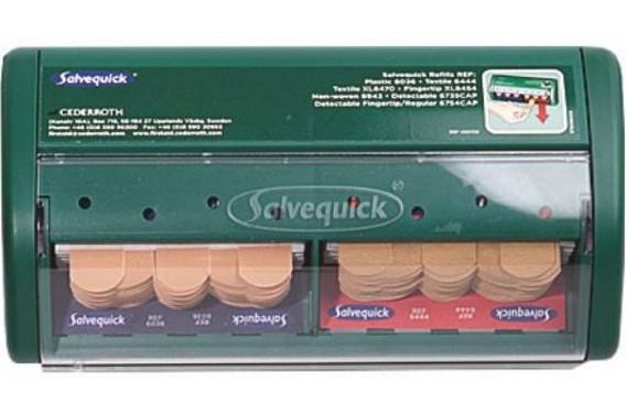 Salvequick Pflasterstrips detectable, Nachfüllsatz mit 35 Pflastern