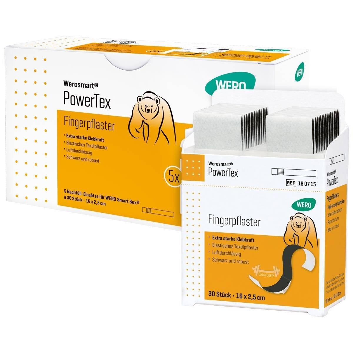 Pflasterspender-Einsatz PowerTex Fingerpflaster 16 x 2,5 cm für Wero Smart Box-0