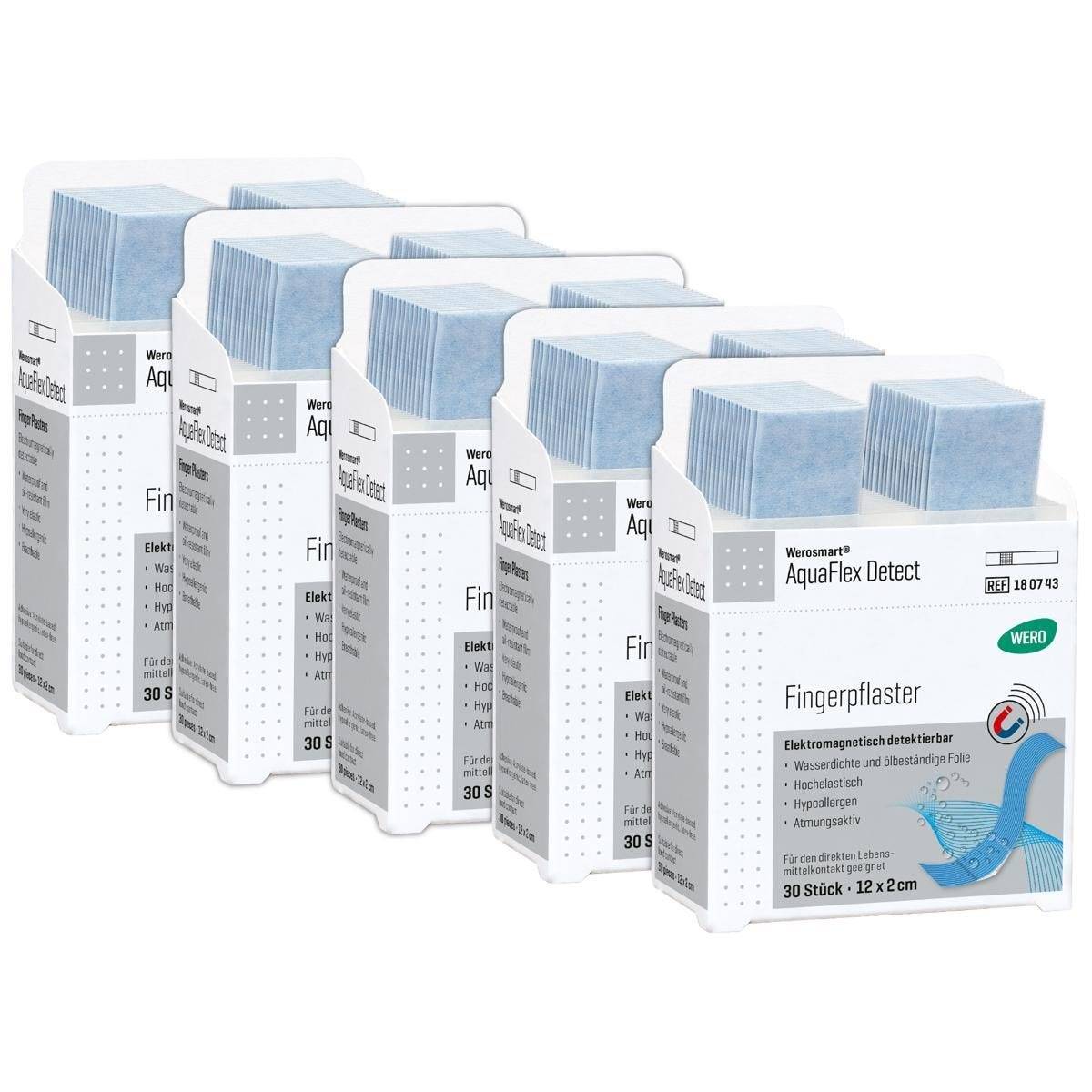 Pflasterspender-Einsatz AquaFlex Detect Fingerpflaster 12 x 2 cm für Wero Smart Box-1