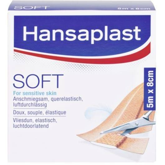 Hansaplast Soft Pflaster, 5 m x 8 cm-0
