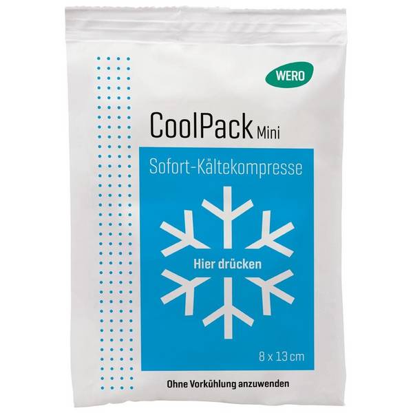 Wero CoolPack Mini, Sofort-Kältekompresse, 8 x 13 cm