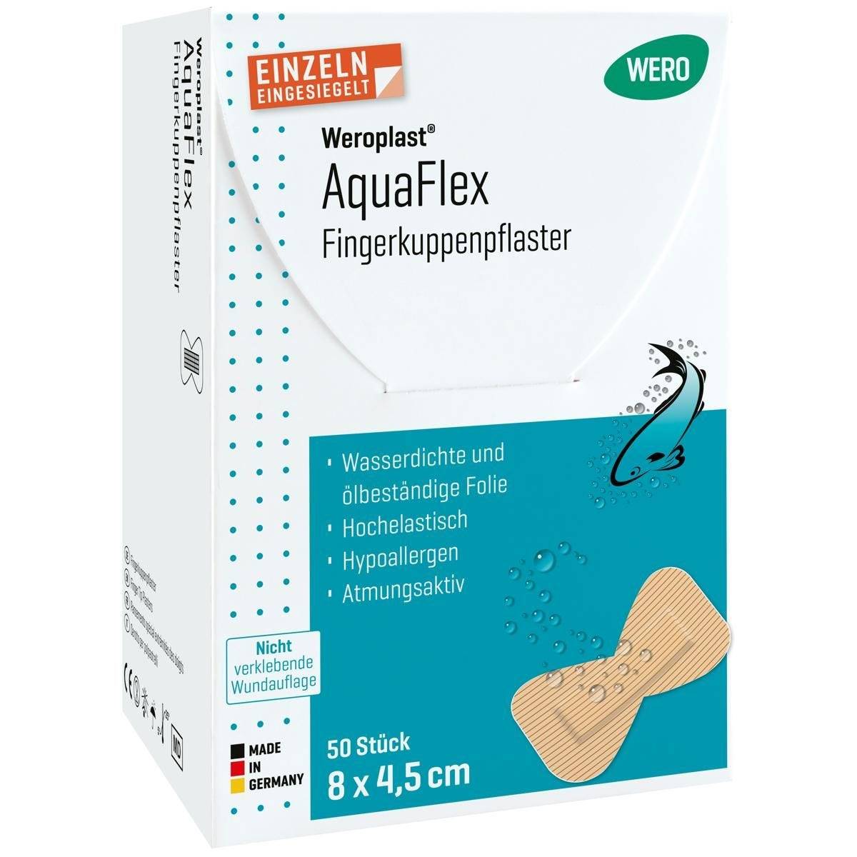 Weroplast® AquaFlex Fingerkuppenpflaster 8 x 4,5 cm, 50 Stück-3