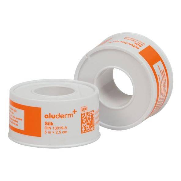 aluderm®-Silk, Heftpflaster auf der Rolle, 5 m x 2,5 cm-1