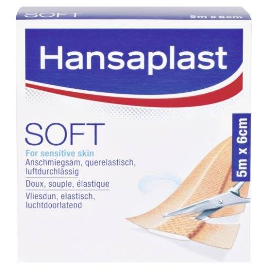 Hansaplast Soft Pflaster, 5 m x 6 cm-0