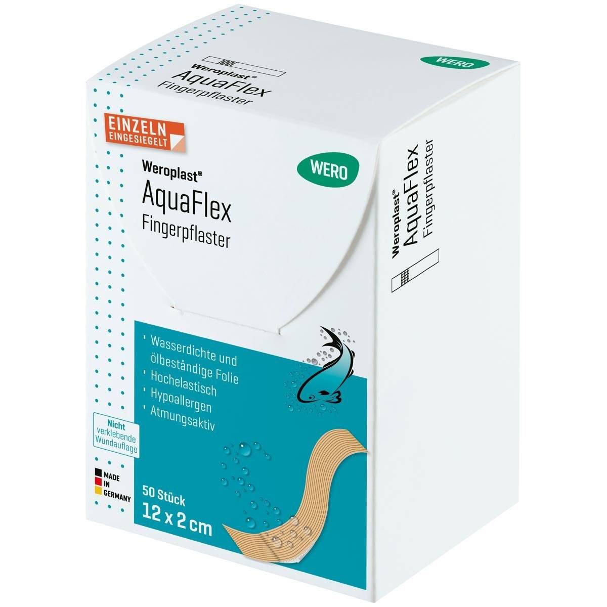 Weroplast® AquaFlex Fingerpflaster, 12 x 2 cm, 50 Stück-1