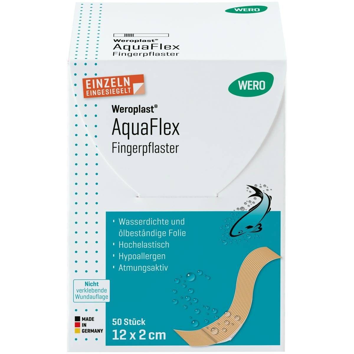 Weroplast® AquaFlex Fingerpflaster, 12 x 2 cm, 50 Stück-2