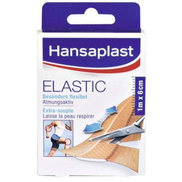 Hansaplast Elastic Pflaster, 1 m x 6 cm