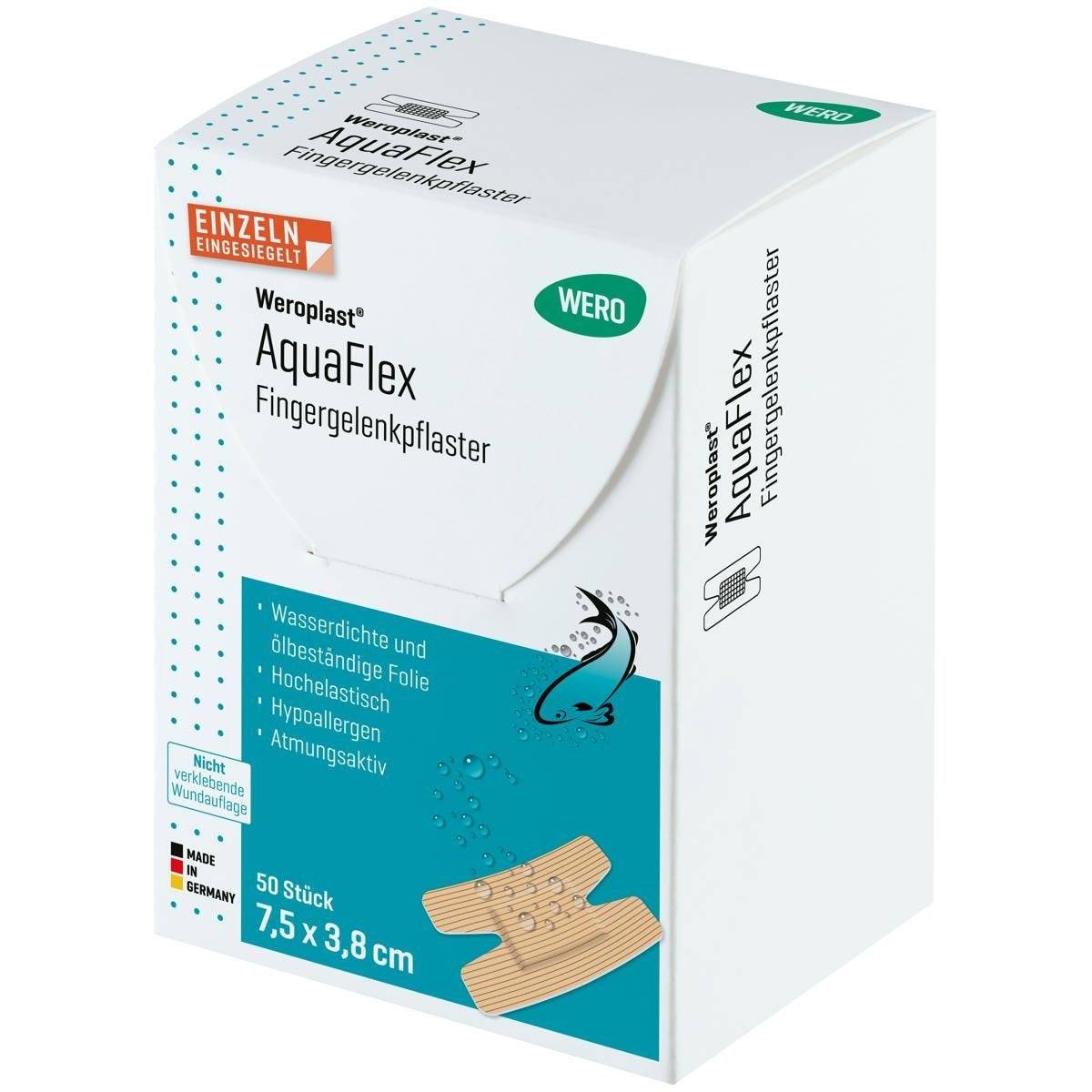 Weroplast® AquaFlex Fingergelenkpflaster 7,5 x 3,8 cm, 50 Stück-1