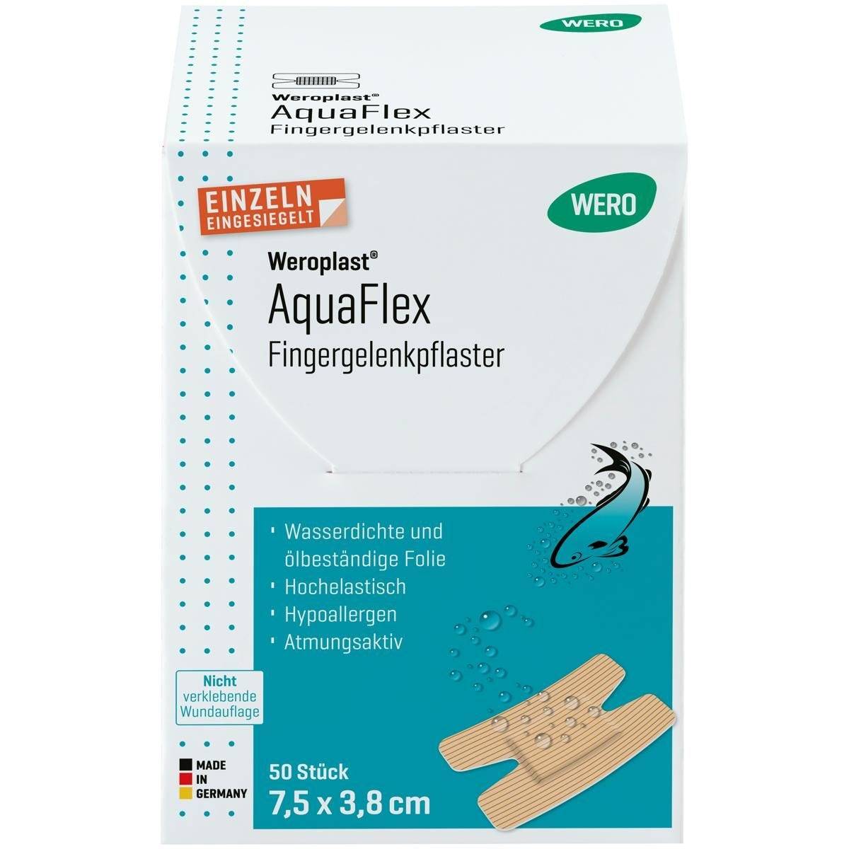 Weroplast® AquaFlex Fingergelenkpflaster 7,5 x 3,8 cm, 50 Stück-2