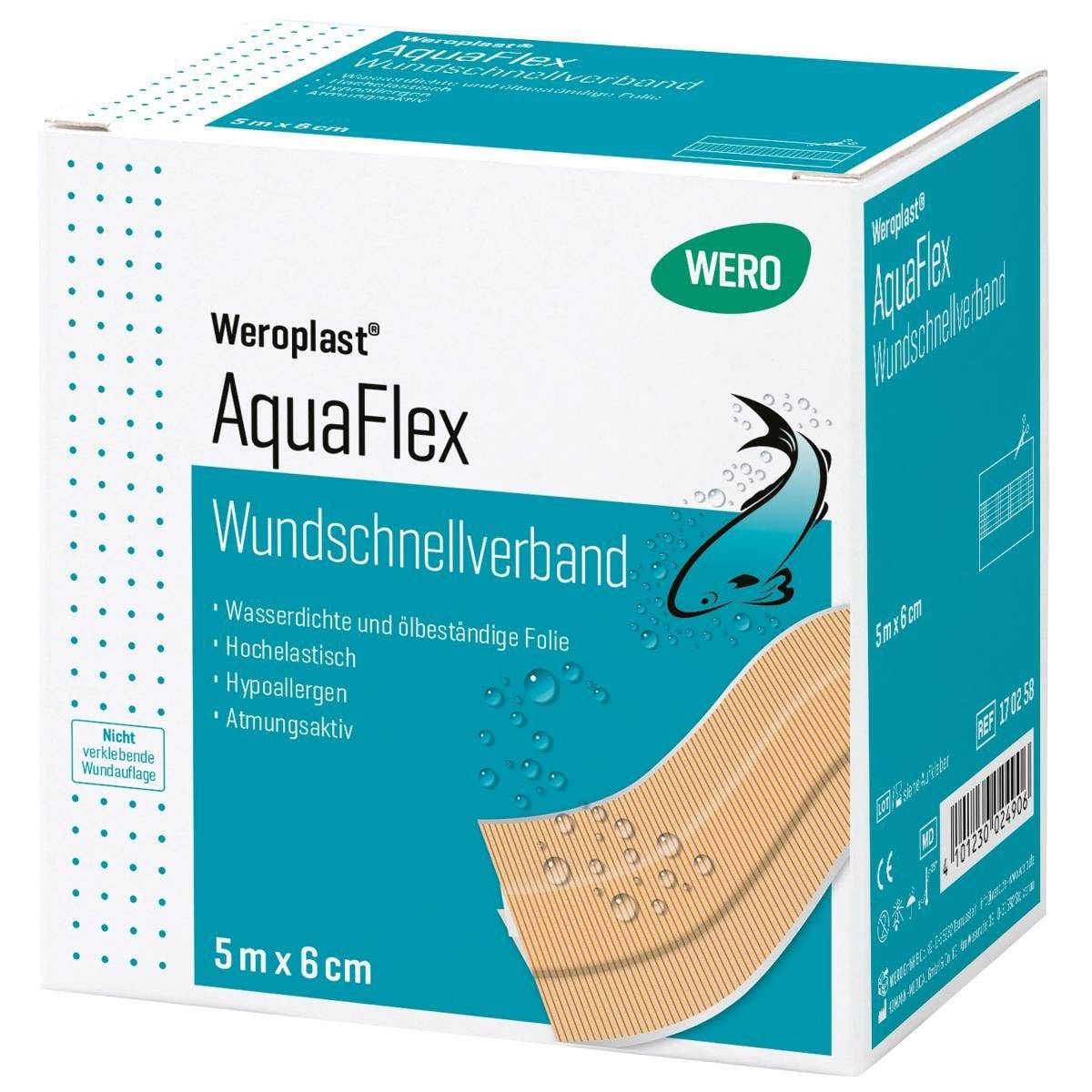 Weroplast® AquaFlex Wundschnellverband 5 m x 6 cm-1