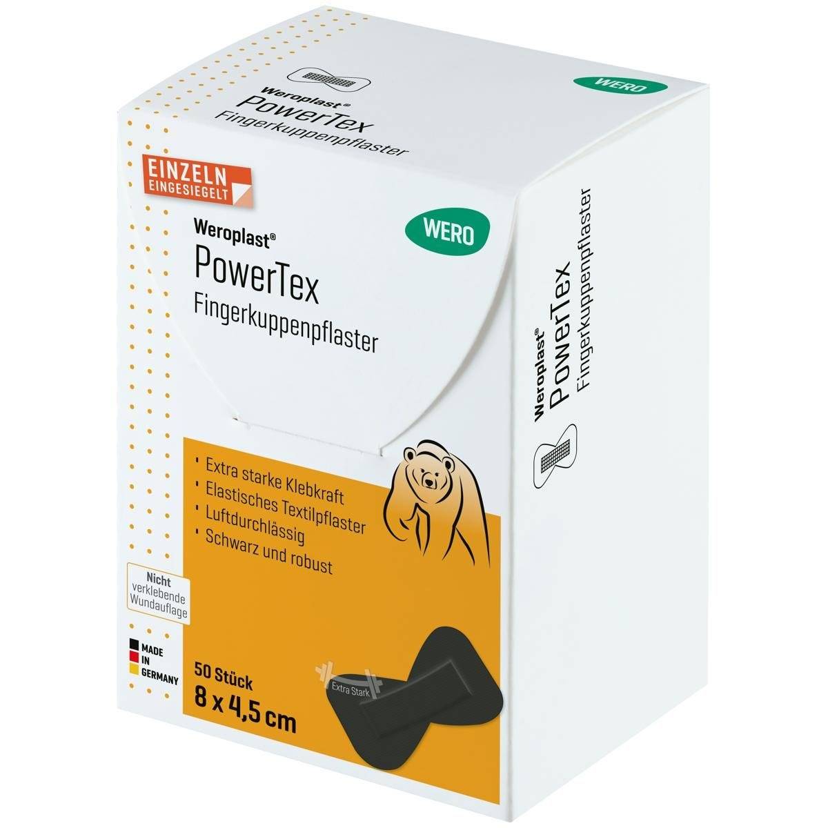 Weroplast® PowerTex Fingerkuppenpflaster 8 x 4,5 cm-1
