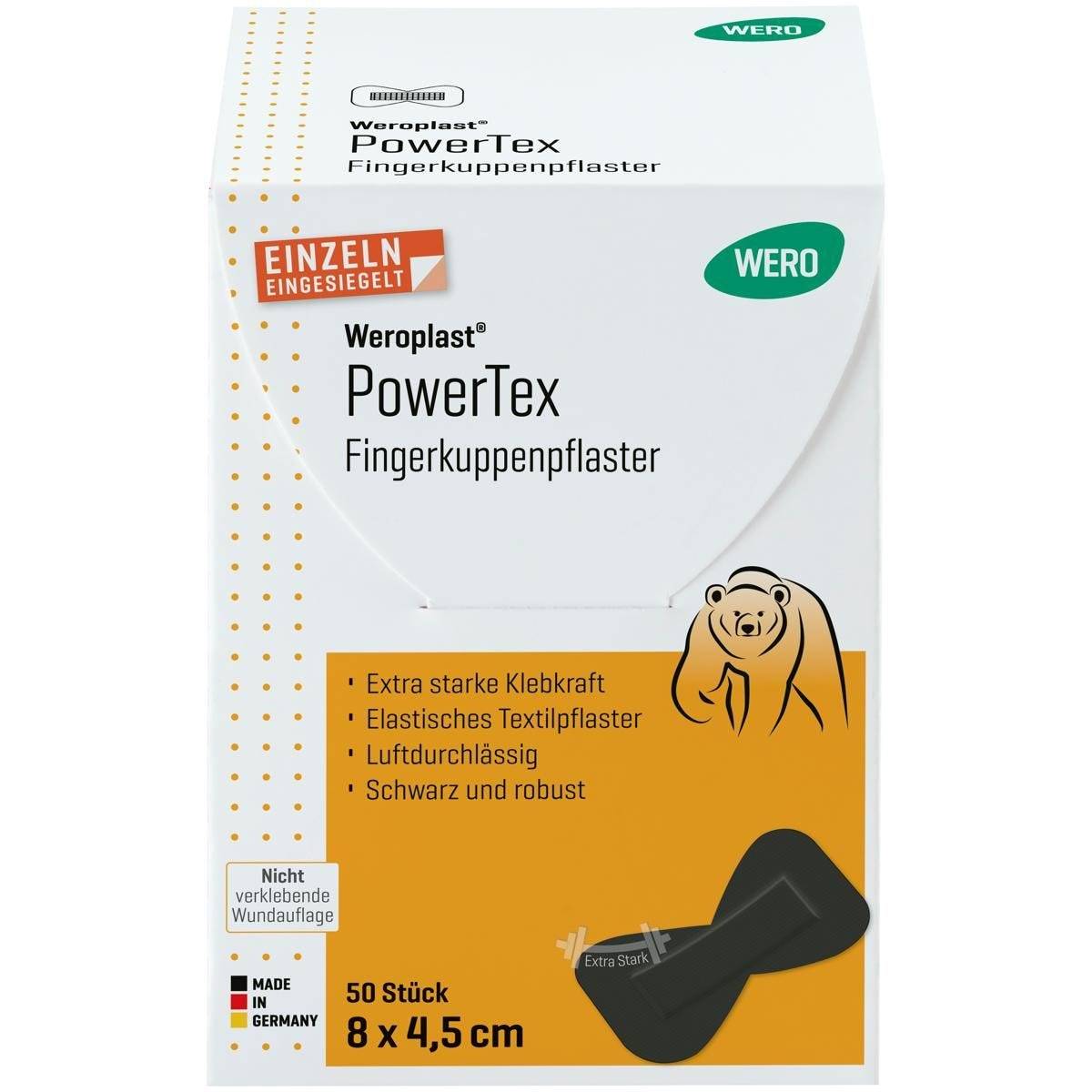Weroplast® PowerTex Fingerkuppenpflaster 8 x 4,5 cm-2