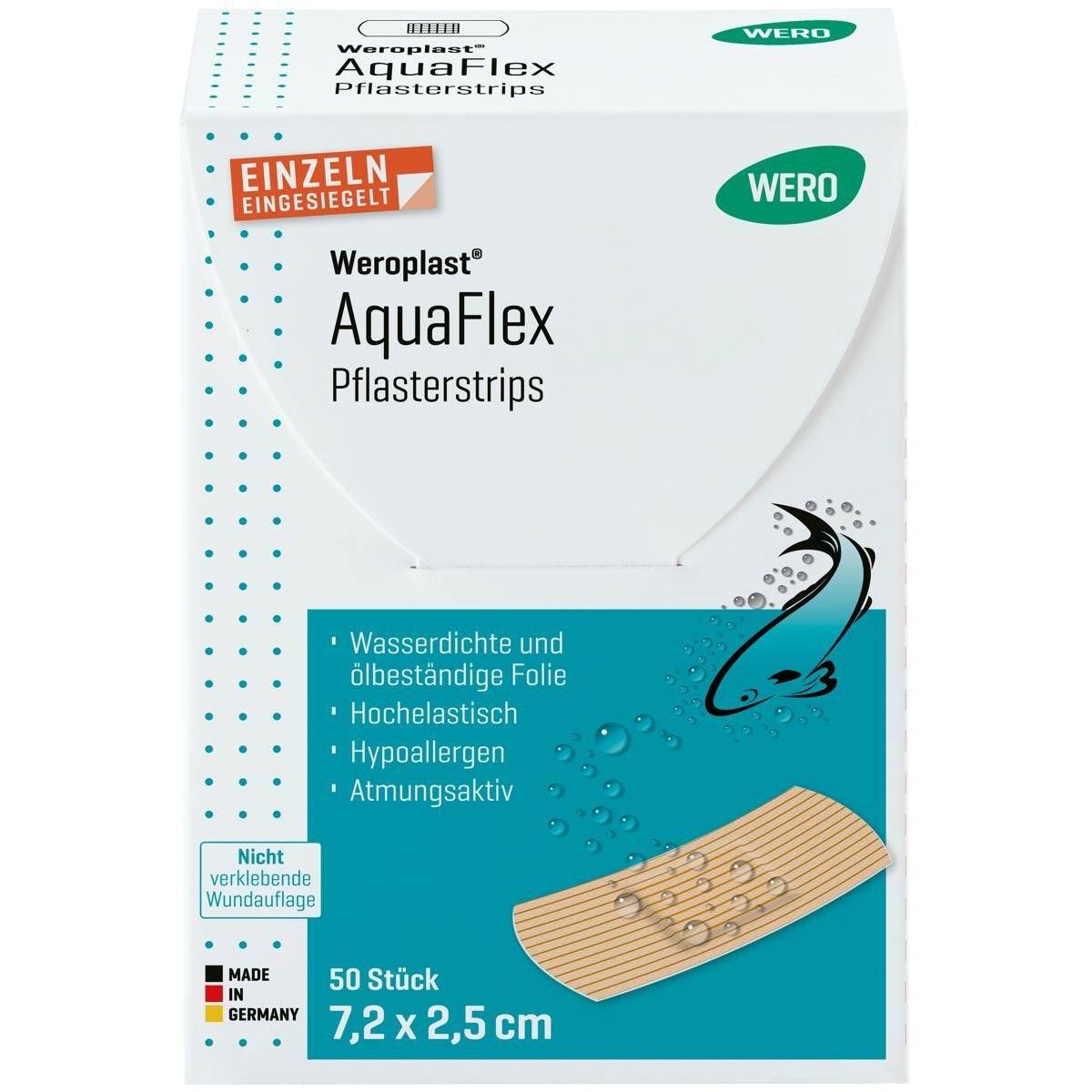 Weroplast® AquaFlex Pflasterstrips 7,2 x 2,5 cm, 50 Stück-3