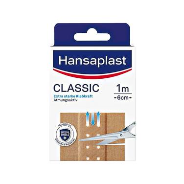 Hansaplast Classic Pflaster, 1 m x 6 cm