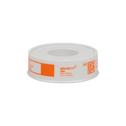 aluderm®-Silk, Heftpflaster auf der Rolle, 5 m x 1,25 cm-0