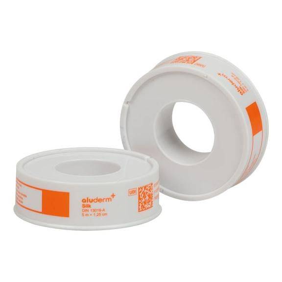 aluderm®-Silk, Heftpflaster auf der Rolle, 5 m x 1,25 cm-1
