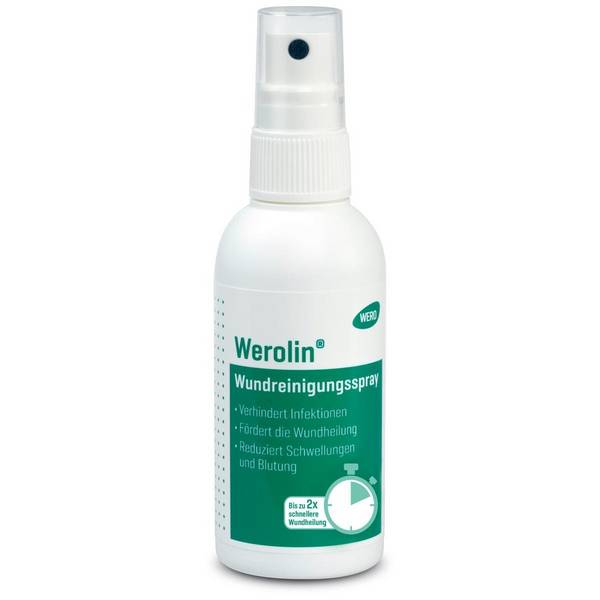 Werolin Wundreinigungsspray, 75ml Pumpflasche