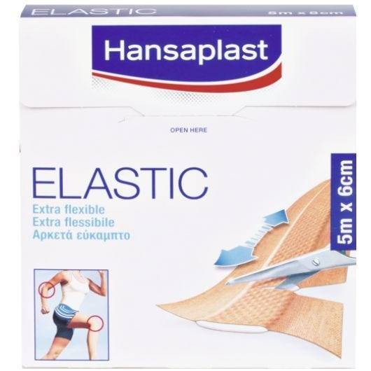 Hansaplast Elastic Pflaster, 5 m x 6 cm-0
