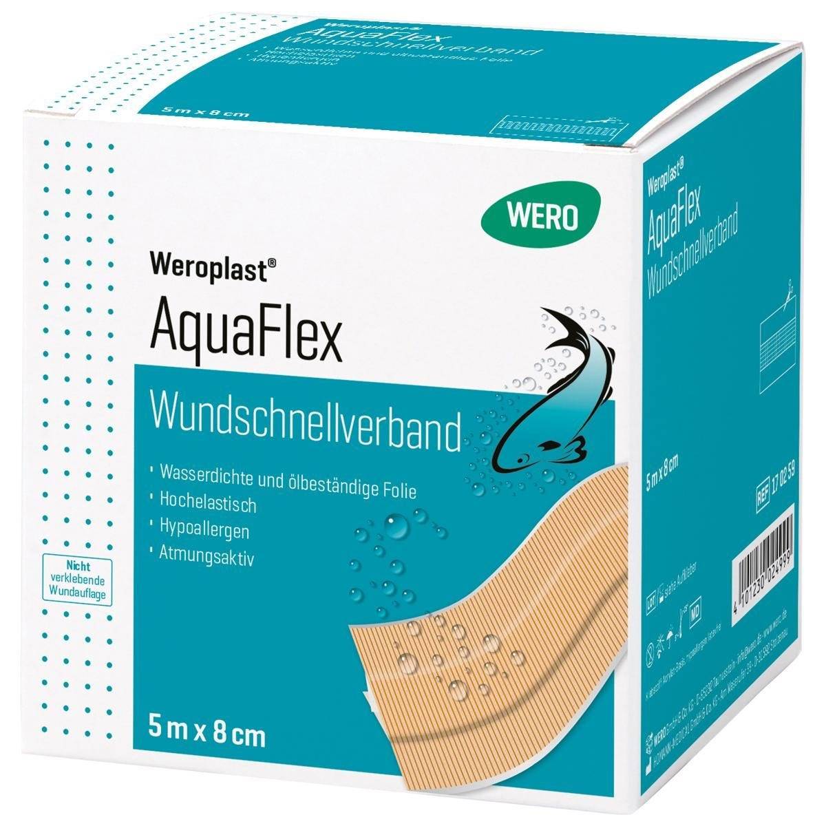 Weroplast® AquaFlex Wundschnellverband 5 m x 8 cm-1