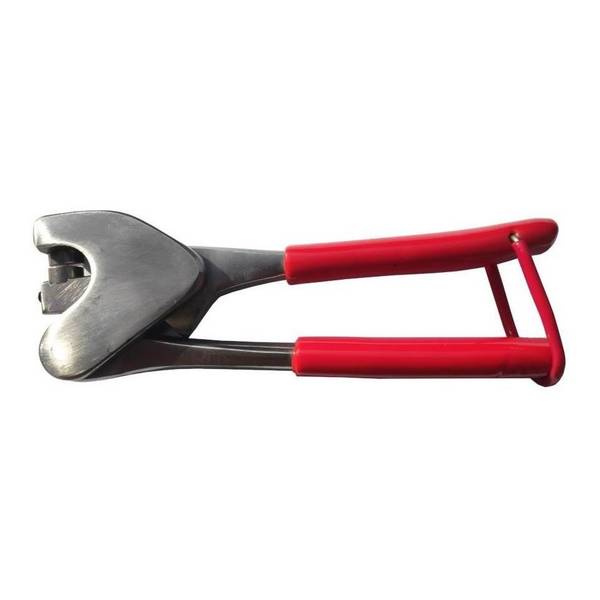 Plombenzange für Kunststoff- und Bleiplomben, bis Ø 10 mm, 170 mm lang, rot, ohne Gravur