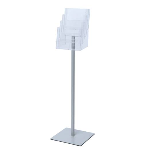 Prospektständer "Sorter", Aluminium- Profil, 4 Fächer-0
